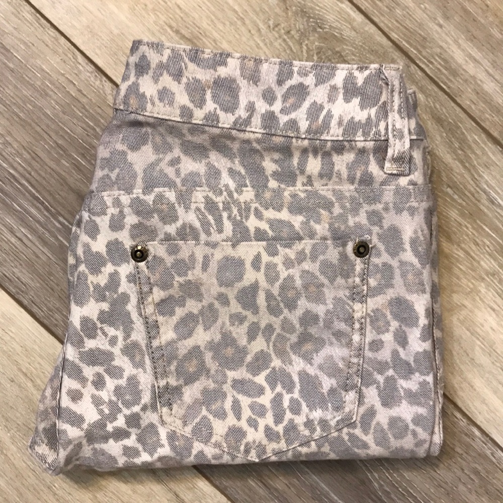 Chico’s | Platinum Animal Print Denim